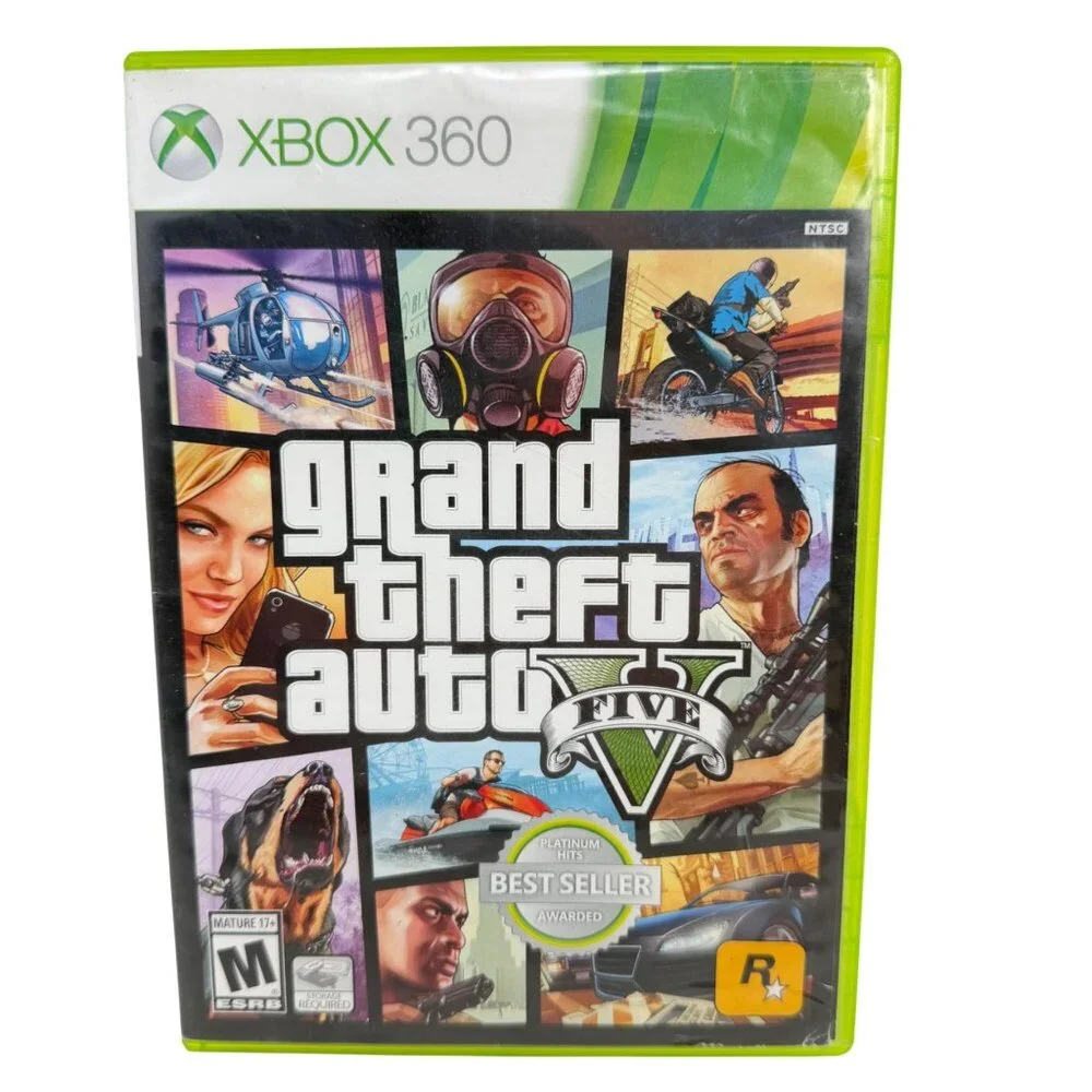 Xbox 360 - Grand Theft Auto V (5) - Tested/Works - No Map/Manual - Picture 3 of 7